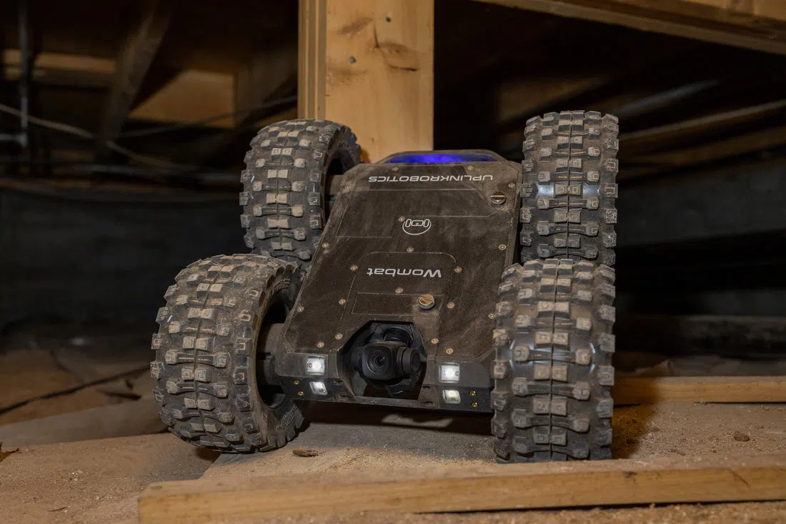 Crawlspace robot used for advanced property inspections